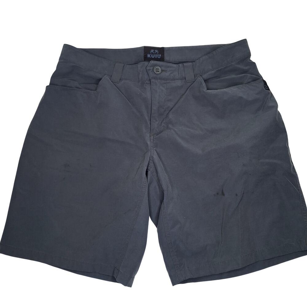 KUIU Shorts Gray Bridger 10" Cotton Lightweight Hunting Hiking Outdoor Men's 36